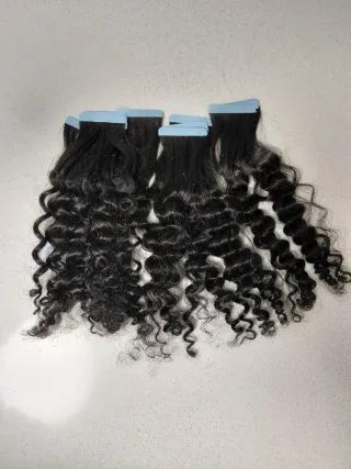 Extensiones Cabello Natural Adhesivas Negras