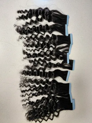 Extensiones Cabello Natural Adhesivas Negras