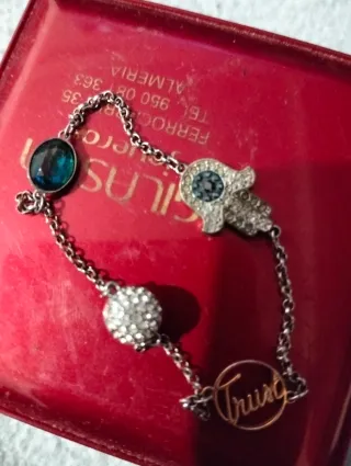 Pulsera Swarovski Mano de Fátima Ojo Turco