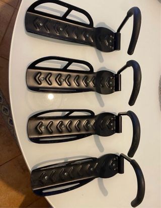 Colgadores verticales para bicicleta (4 unidades)