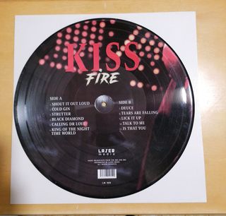 Kiss Fire LP Vinilo Picture Disc