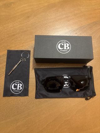 Occhiali da sole aviator neri CB