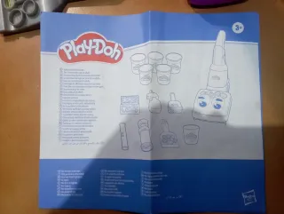 Play-Doh aspiradora y accesorios con instrucciones