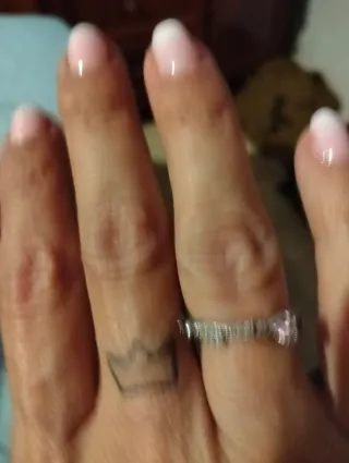 Anillo Plata Ajustable Corazón Candado