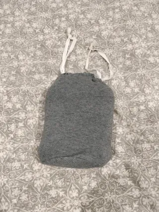 Fular elástico gris