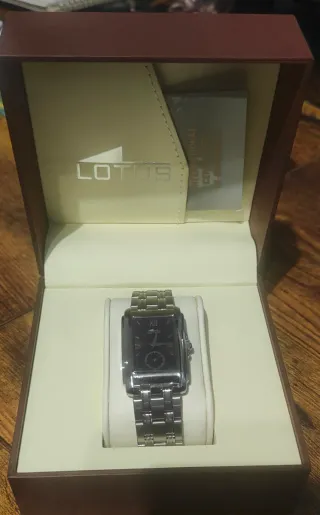 Reloj Lotus 15232 Negro y Plateado