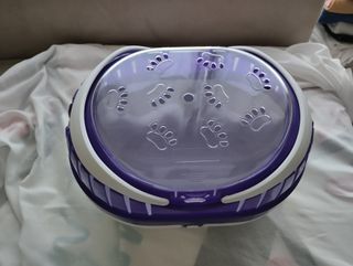 Transportín para cobayas morado