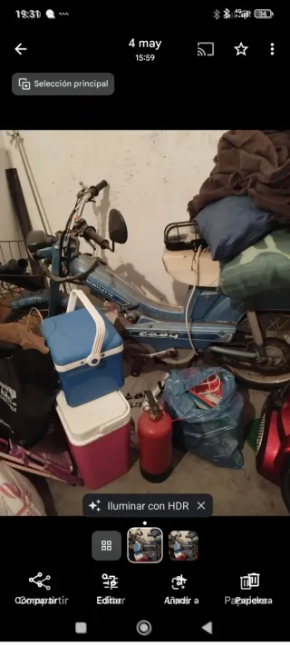 Mobylette Cady azul con todos sus papeles en regla