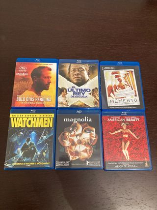 Lote 6 Películas Blu-ray (Español)