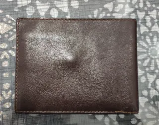 Portafoglio uomo pelle marrone scuro