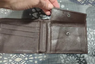 Portafoglio uomo pelle marrone scuro