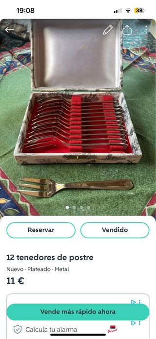 Cubertería 51 piezas , 6 cuchillos y 11 tenedores