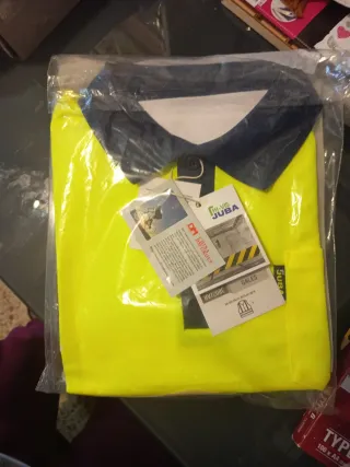 Camiseta de trabajo JUBA amarilla Talla M
