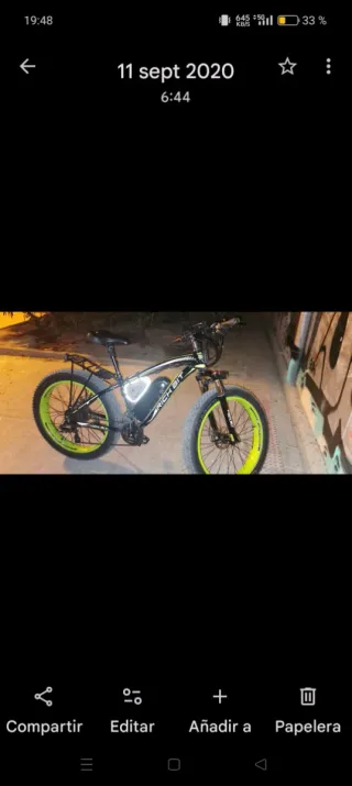 Bicicleta Eléctrica Fat Bike RICH BIT