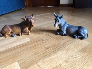 Figuras Belén Reyes Magos y animales