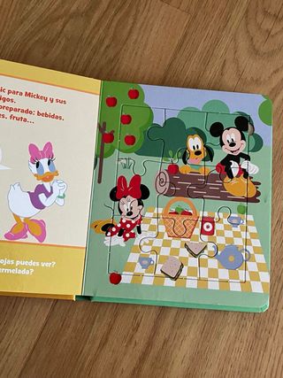 libro puzzle Mickey