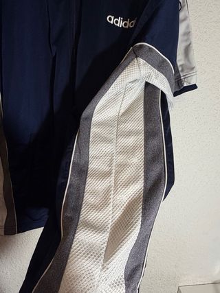 Chaqueta Adidas Retro Azul y Gris