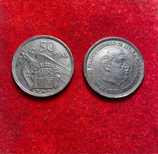 Moneda 50 Pesetas Franco 1957