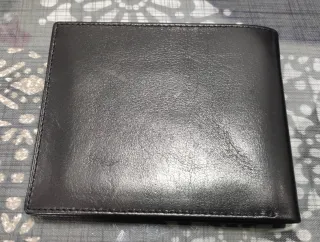 Portafoglio nero da uomo