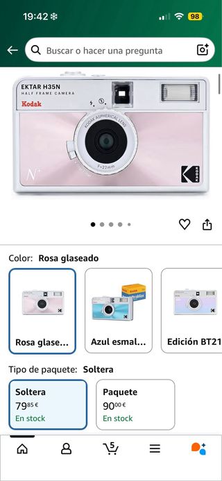 Cámara Kodak Ektar H35N