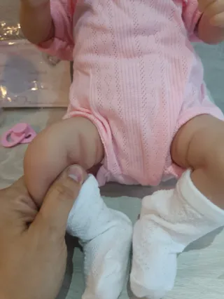 Muñeca Reborn Bebé Rosa