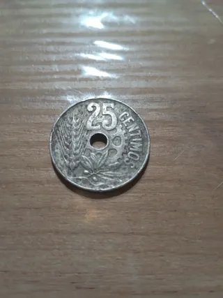 25 céntimos República Española 1934