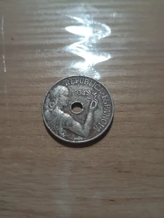25 céntimos República Española 1934