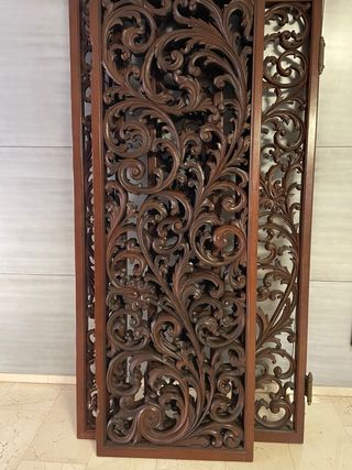 Celosía de Madera Tallada a Mano