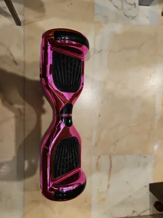 Hoverboard Rosa con Bolsa y cable de carga. Luces
