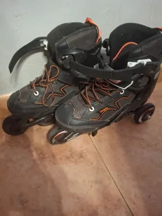 Patines en línea Oxelo negros talla 35-38