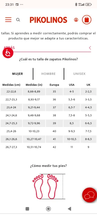 Sandalias Pikolinos Vallarta Piel T41