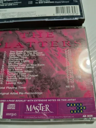 Lote 3 CDs The Platters R&B/Soul