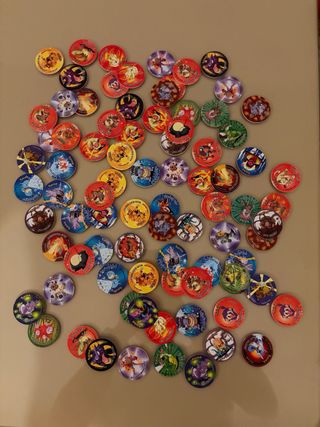 Lote Tazos Pokémon Attack 84 u