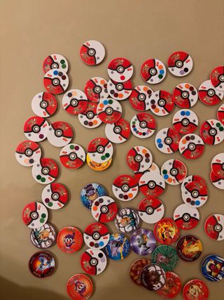 Lote Tazos Pokémon Attack 84 u