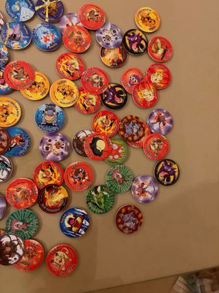 Lote Tazos Pokémon Attack 84 u