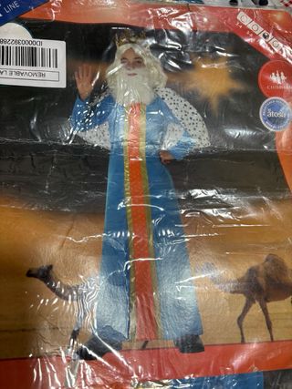 Disfraz Rey Melchor Niño talla 7-9 años