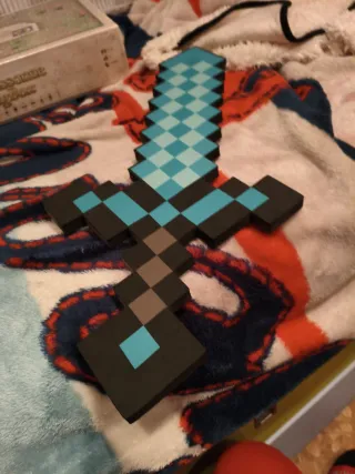 Espada Minecraft Diamante