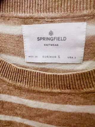 Jersey Springfield rayas Living Talla S