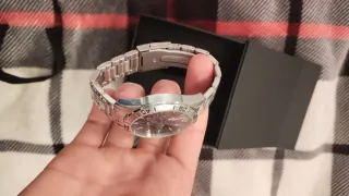 Reloj Lotus de Negocios Hombre Negro y Plateado