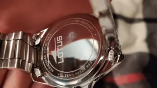 Reloj Lotus de Negocios Hombre Negro y Plateado