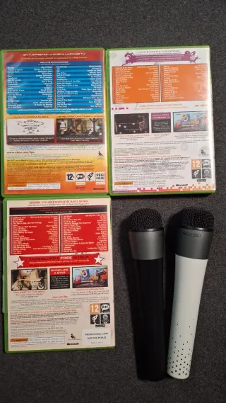 Microfoni e giochi karaoke Lips per Xbox 360