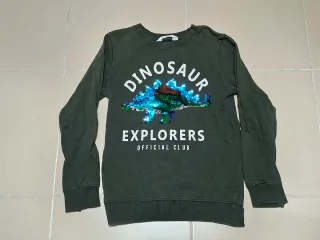 Sudadera Dinosaurio Explorers Lentejuelas
