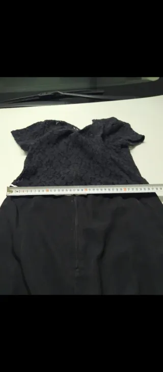 Mono pantalón mujer encaje negro