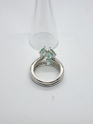 Anillo Plata 925 Zirconia Talla 10 US