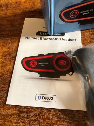 Auricular Bluetooth para Capacete com Luzes