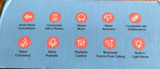 Auricular Bluetooth para Capacete com Luzes