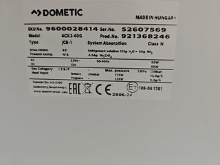 Nevera de camping Dometic ACX40 G Trivalente 40 l