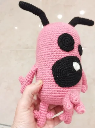Coraje, el perro cobarde Amigurumi