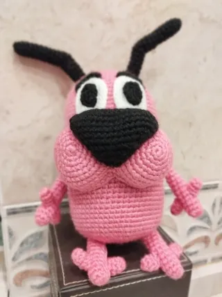 Coraje, el perro cobarde Amigurumi