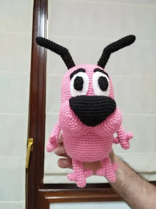 Coraje, el perro cobarde Amigurumi